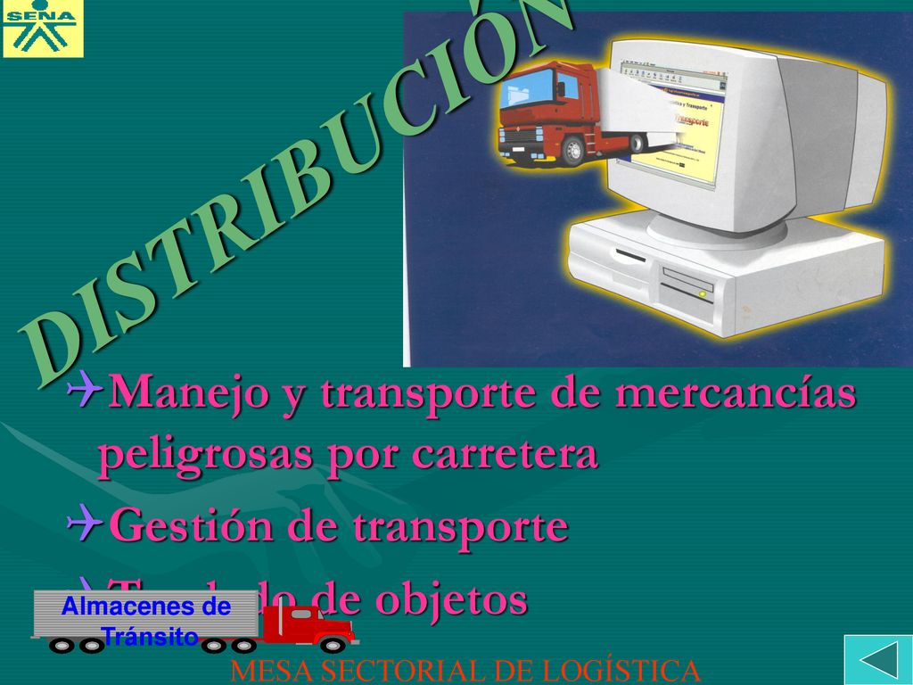 DISTRIBUCIÓN Manejo y transporte de mercancías peligrosas por carretera. Gestión de transporte. Traslado de objetos.