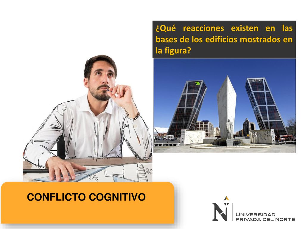 ¿Qué reacciones existen en las bases de los edificios mostrados en la figura