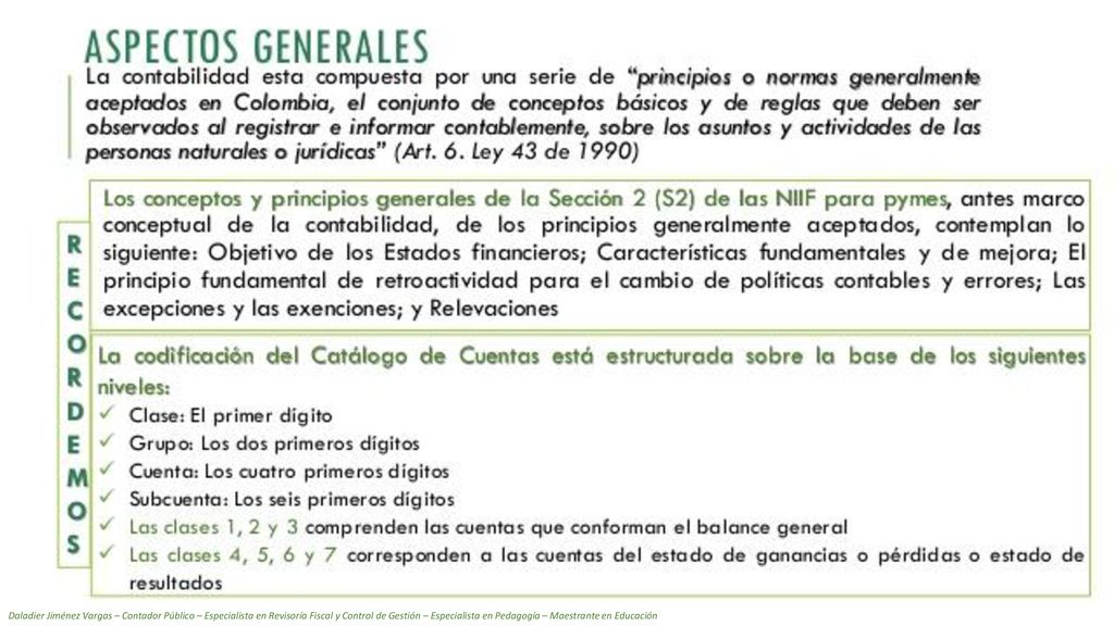 Daladier Jiménez Vargas – Contador Público – Especialista en Revisoría Fiscal y Control de Gestión – Especialista en Pedagogía – Maestrante en Educación