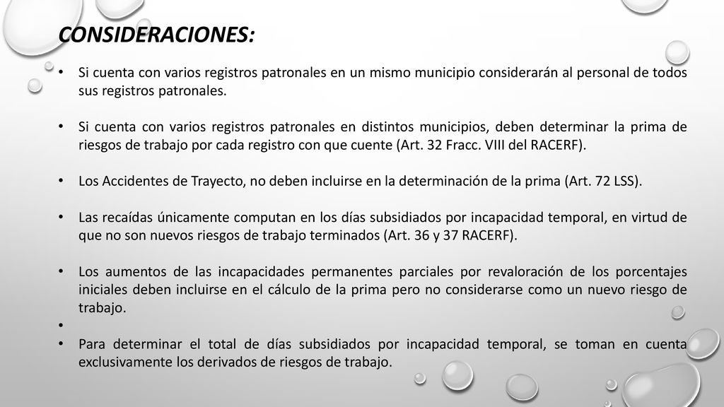 CONSIDERACIONES: Si cuenta con varios registros patronales en un mismo municipio considerarán al personal de todos sus registros patronales.