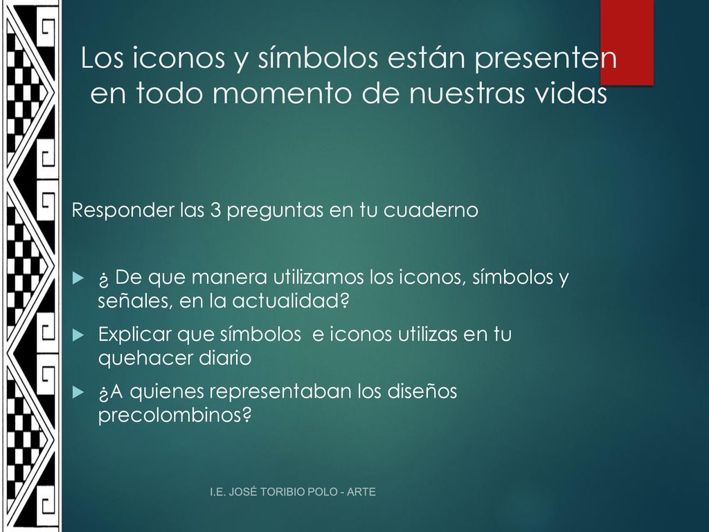 Los iconos y símbolos están presenten en todo momento de nuestras vidas
