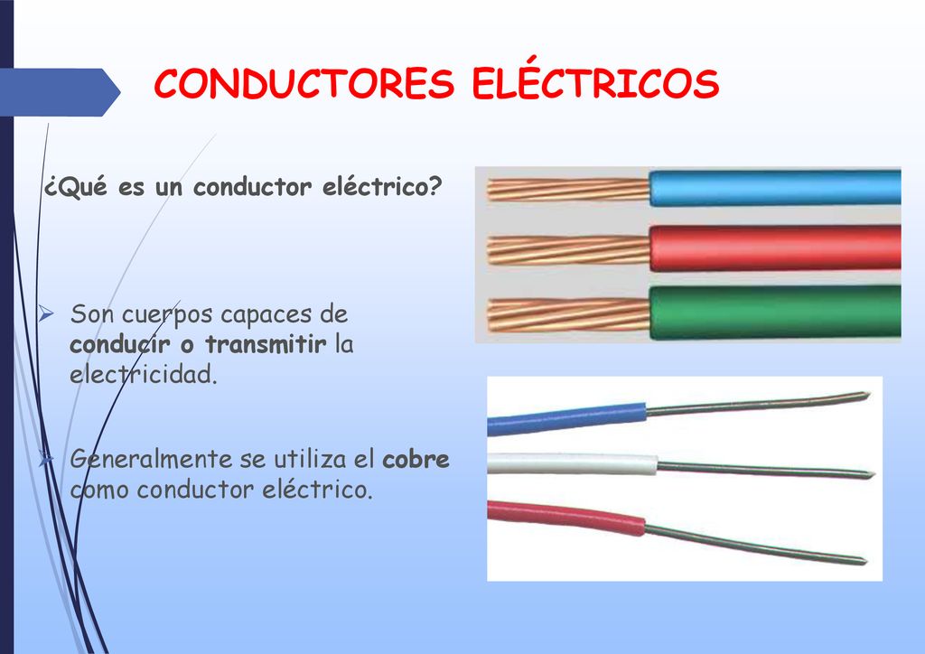 CONDUCTORES ELÉCTRICOS - ppt descargar