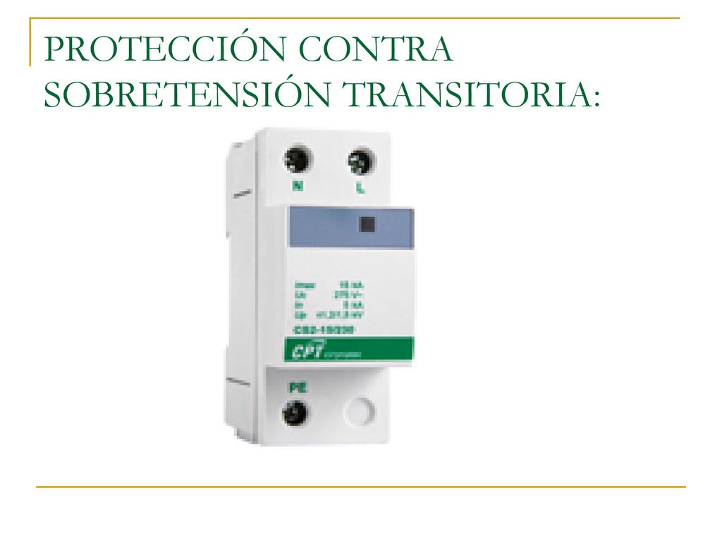 Protector sobretensiones transitorias CS2-15/230 IR