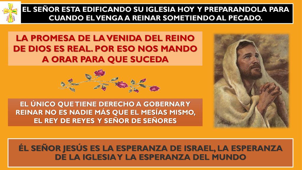 EL SEÑOR ESTA EDIFICANDO SU IGLESIA HOY Y PREPARANDOLA PARA CUANDO EL VENGA A REINAR SOMETIENDO AL PECADO.