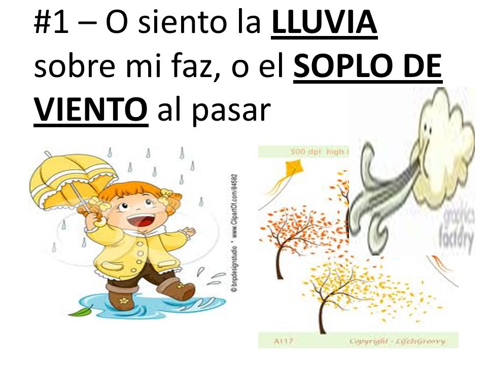 #1 – O siento la lluvia sobre mi faz, o el soplo de viento al pasar