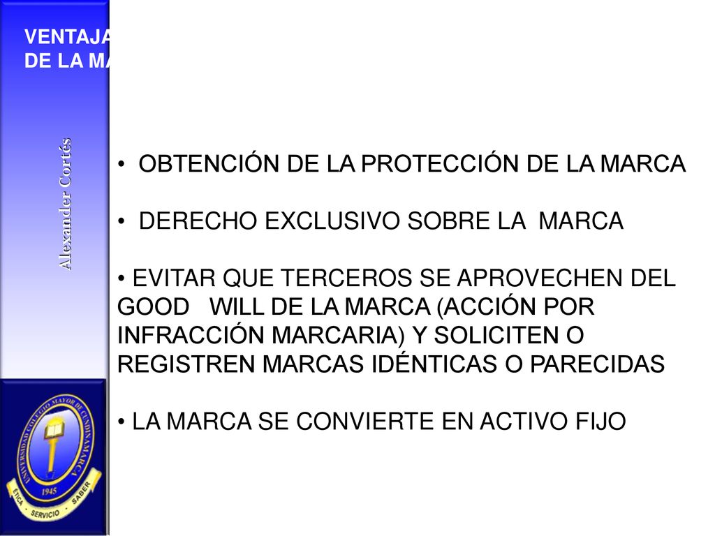 OBTENCIÓN DE LA PROTECCIÓN DE LA MARCA