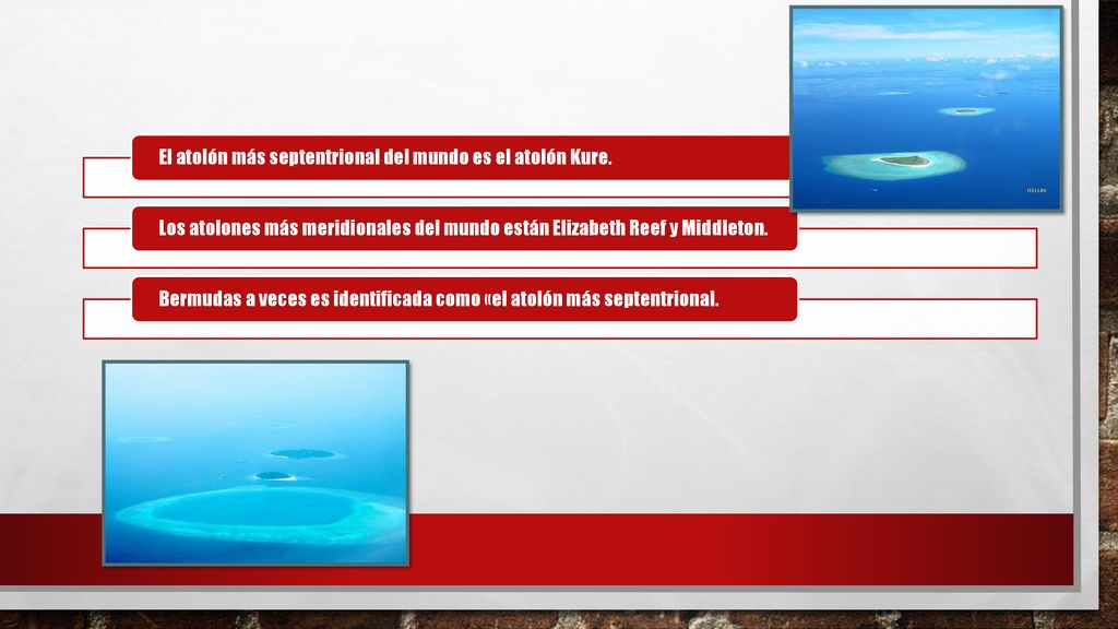 El atolón más septentrional del mundo es el atolón Kure.
