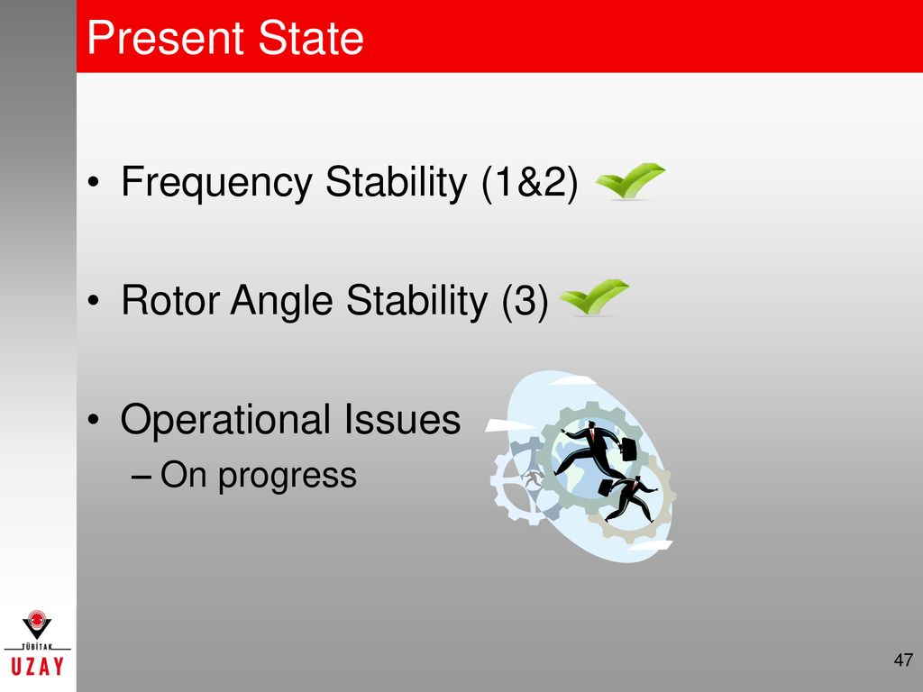 Present State Frequency Stability (1&2) Rotor Angle Stability (3)