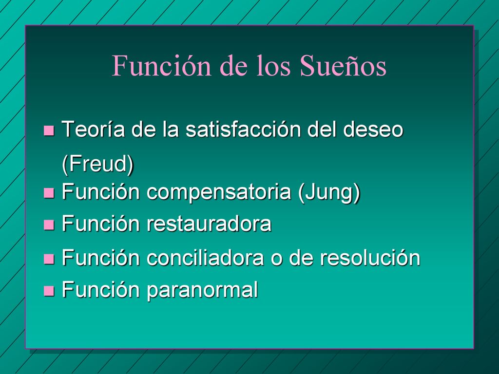 Función de los Sueños Teoría de la satisfacción del deseo (Freud)