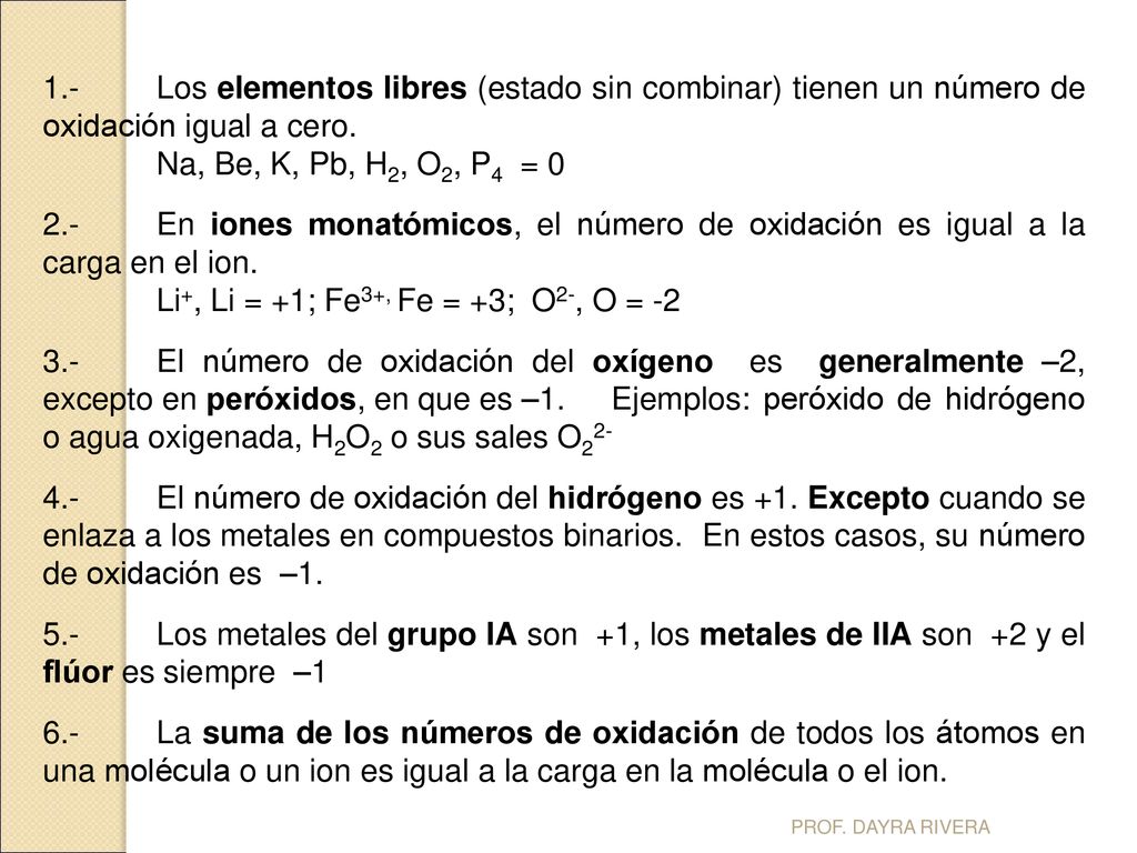 Li+, Li = +1; Fe3+, Fe = +3; O2-, O = -2