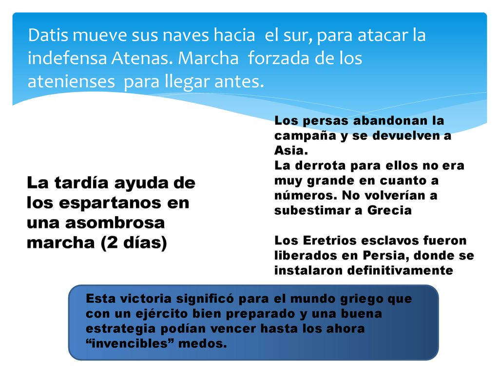 Datis mueve sus naves hacia el sur, para atacar la indefensa Atenas