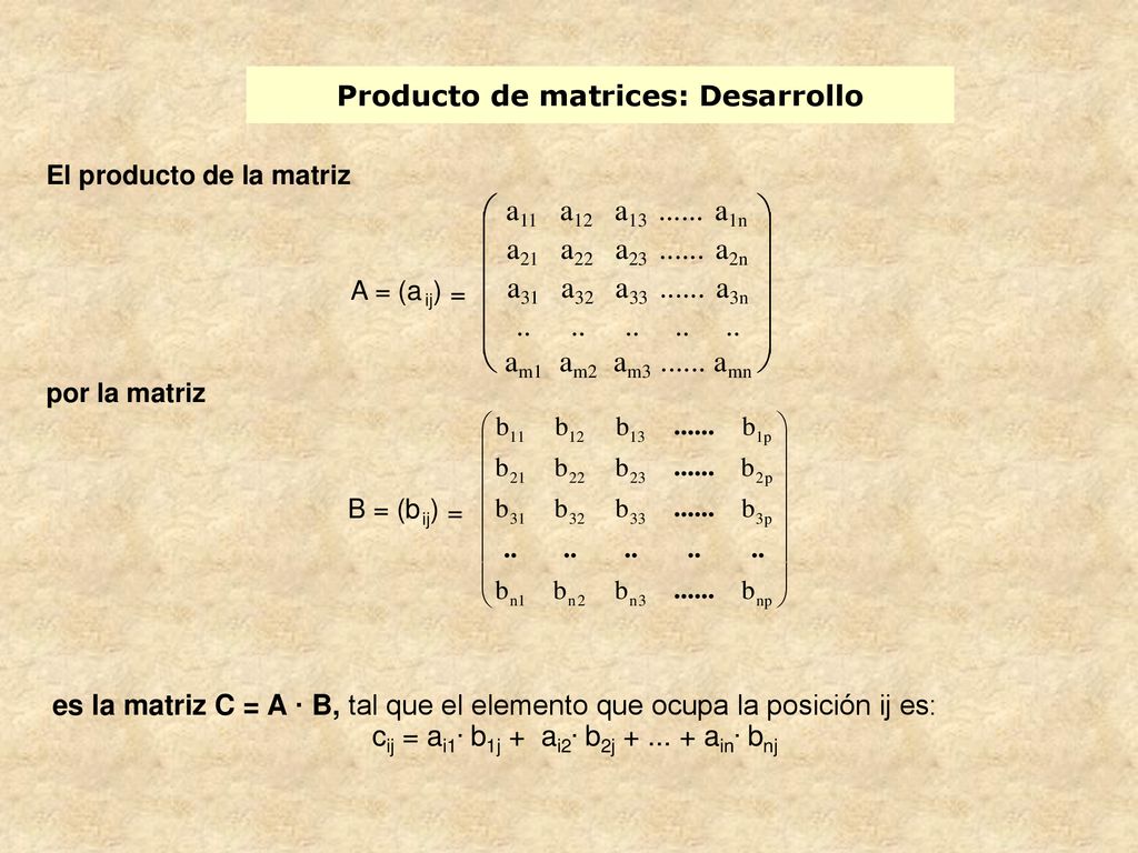 Concepto De Matriz Igualdad De Matrices Ppt Descargar