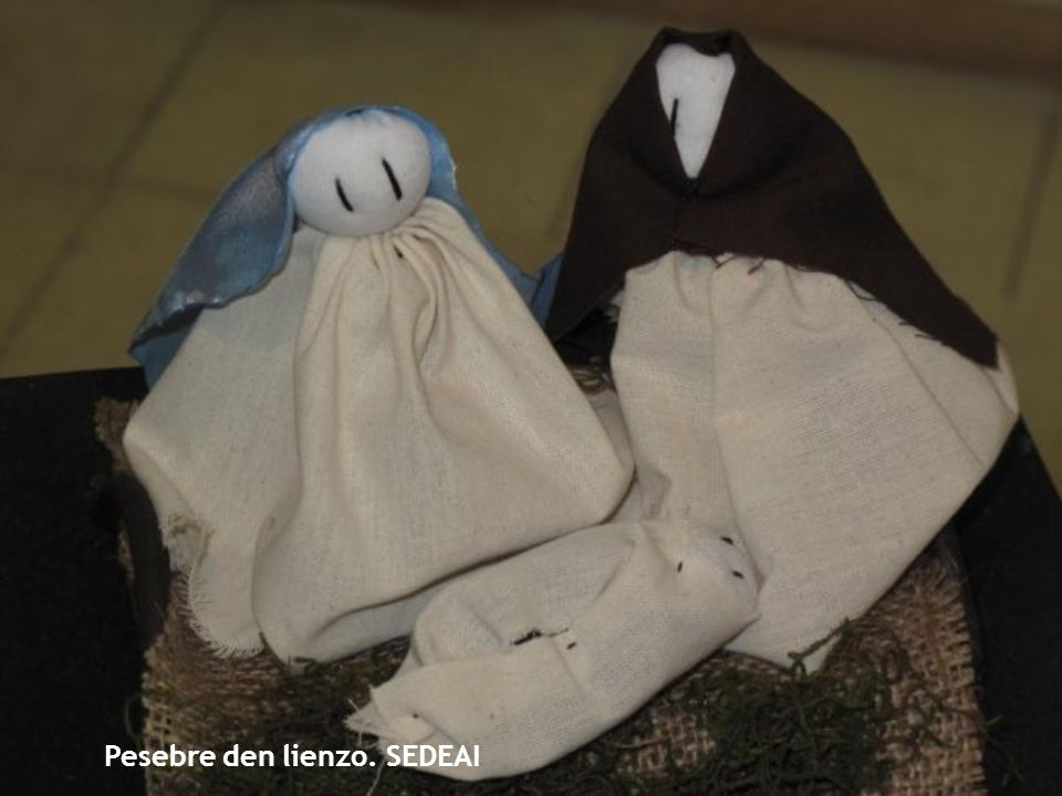 Pesebre den lienzo. SEDEAI