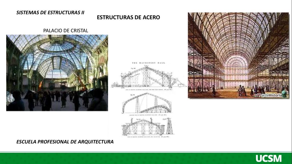 ESTRUCTURAS DE ACERO SISTEMAS DE ESTRUCTURAS II PALACIO DE CRISTAL