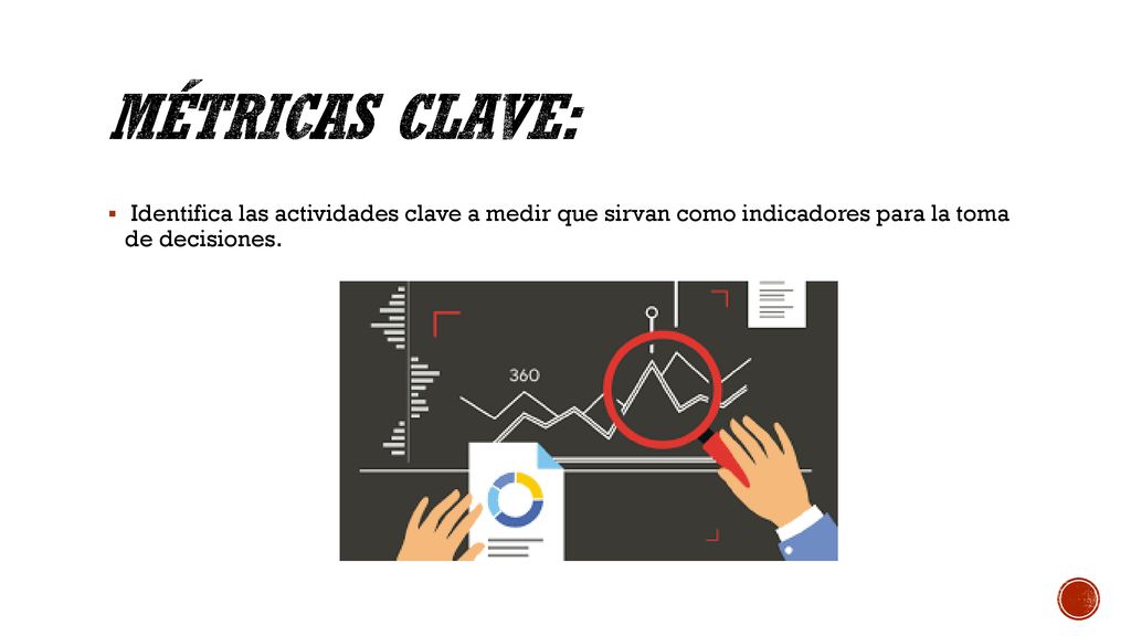 Métricas Clave: Identifica las actividades clave a medir que sirvan como indicadores para la toma de decisiones.
