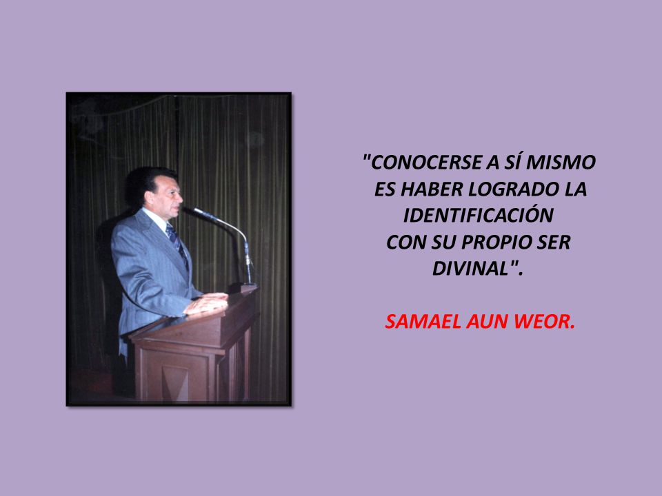 ES HABER LOGRADO LA IDENTIFICACIÓN CON SU PROPIO SER DIVINAL .
