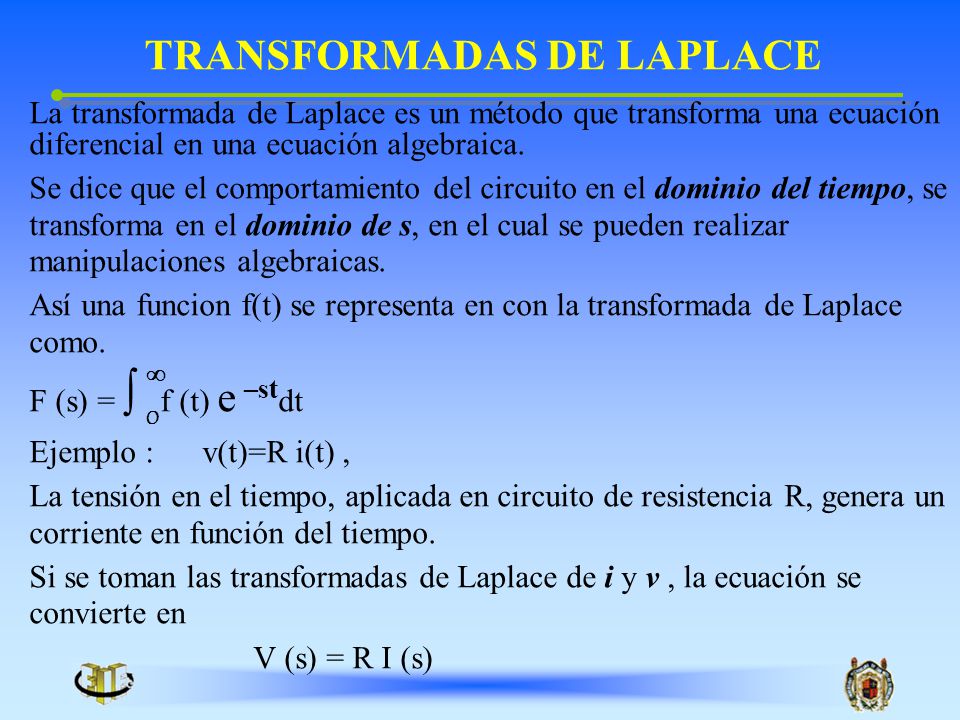 TRANSFORMADAS DE LAPLACE