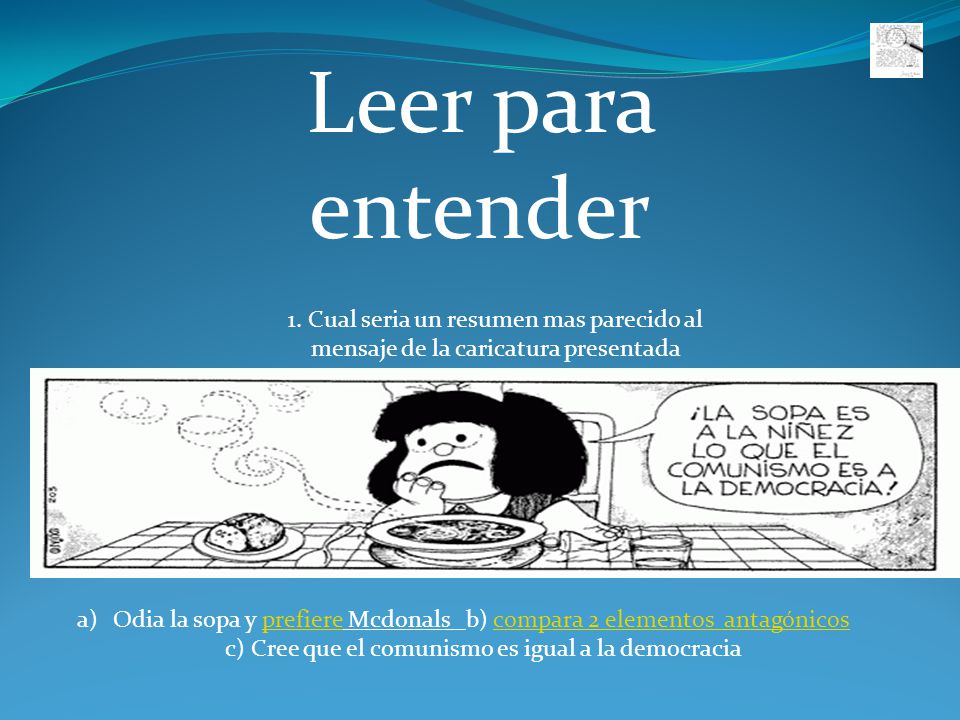 c) Cree que el comunismo es igual a la democracia