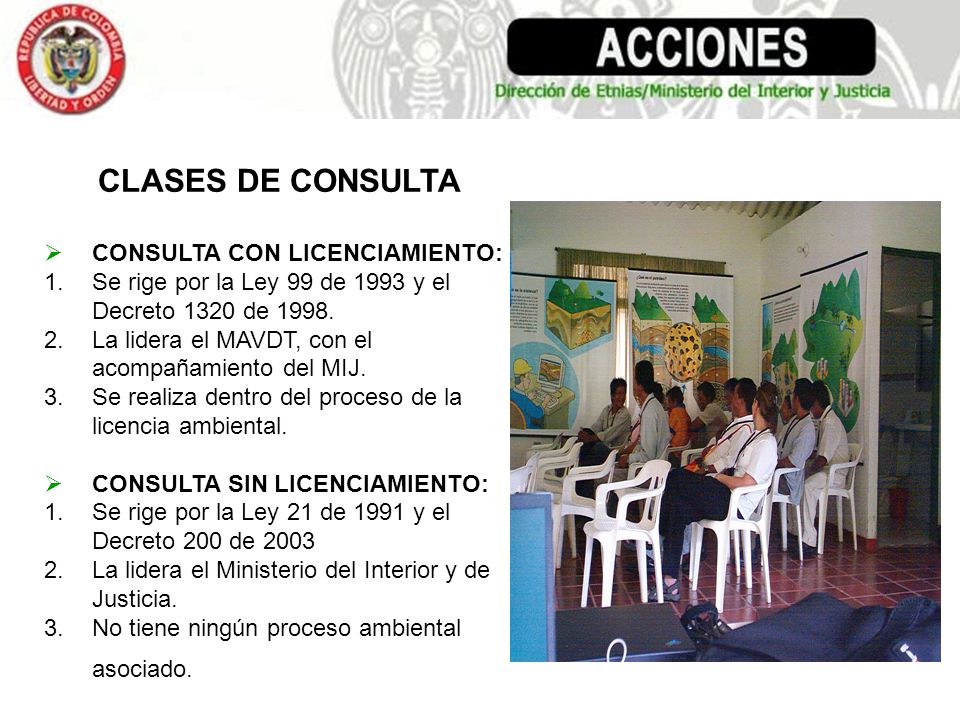 Ministerio del Interior y de Justicia República de Colombia