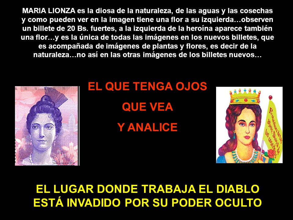 EL LUGAR DONDE TRABAJA EL DIABLO ESTÁ INVADIDO POR SU PODER OCULTO