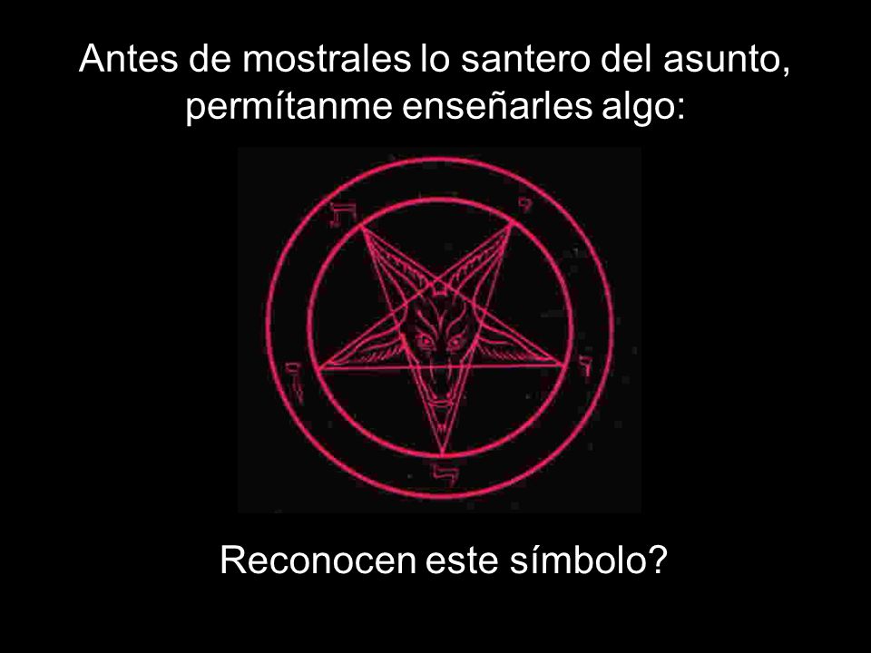 Antes de mostrales lo santero del asunto, permítanme enseñarles algo: