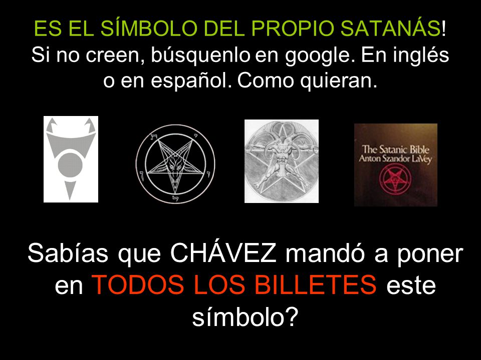 Sabías que CHÁVEZ mandó a poner en TODOS LOS BILLETES este símbolo