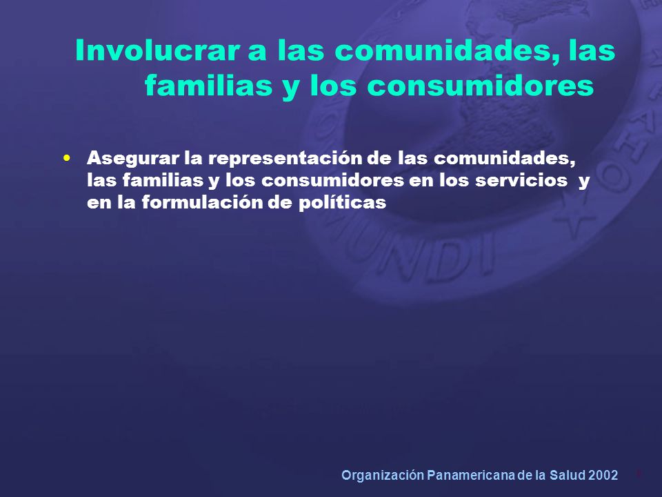 Involucrar a las comunidades, las familias y los consumidores