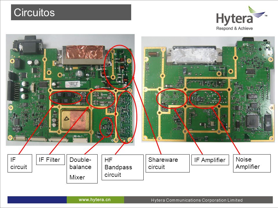 Circuitos IF circuit IF Filter Double-balance Mixer