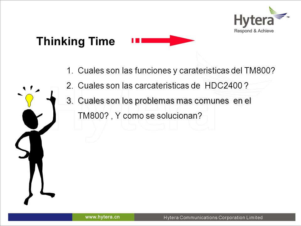 Thinking Time Cuales son las funciones y carateristicas del TM800