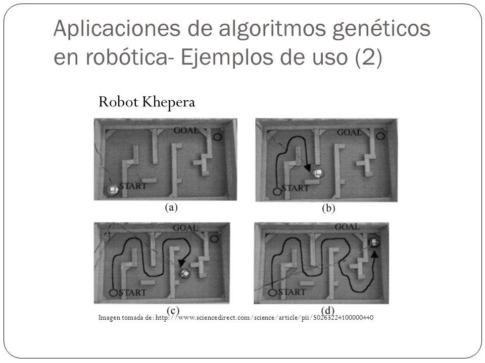 Aplicaciones de algoritmos genéticos en robótica- Ejemplos de uso (2)