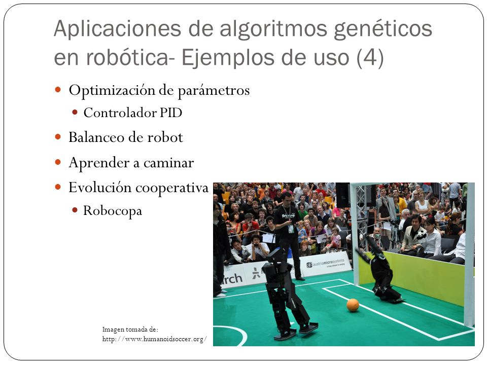 Aplicaciones de algoritmos genéticos en robótica- Ejemplos de uso (4)