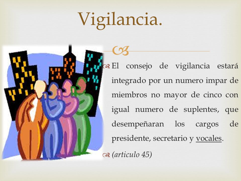 Vigilancia.