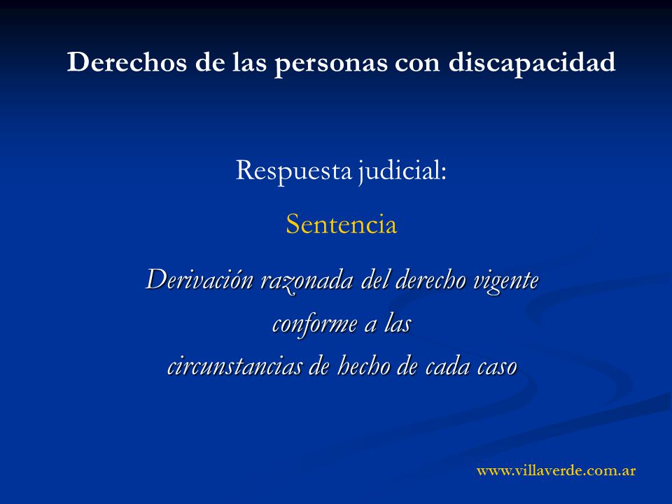 Derechos de las personas con discapacidad