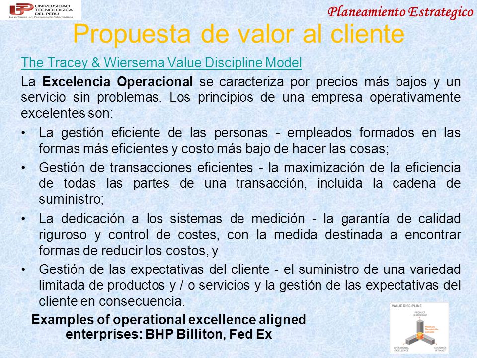 Propuesta de valor al cliente