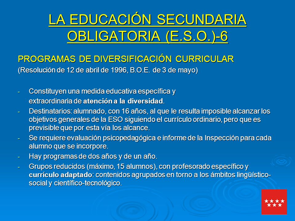 LA EDUCACIÓN SECUNDARIA OBLIGATORIA (E.S.O.)-6