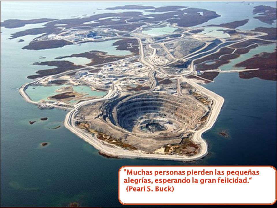 Muchas personas pierden las pequeñas alegrías, esperando la gran felicidad.