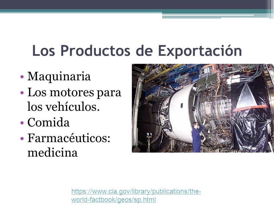 Los Productos de Exportación