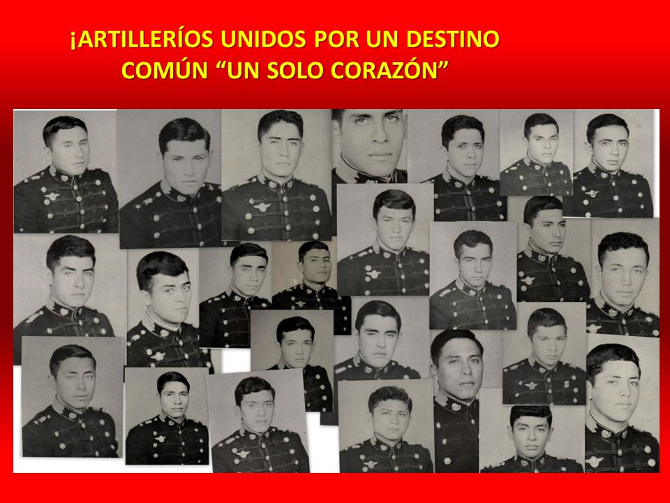 ¡ARTILLERÍOS UNIDOS POR UN DESTINO COMÚN UN SOLO CORAZÓN