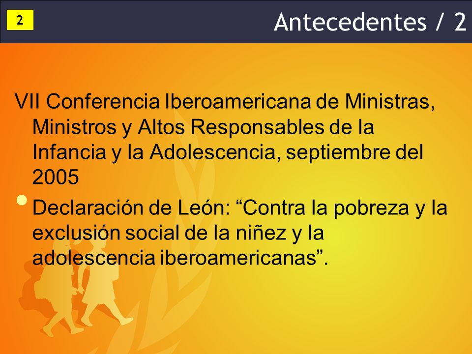 Antecedentes / 2 2.
