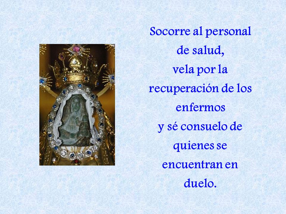 Socorre al personal de salud,