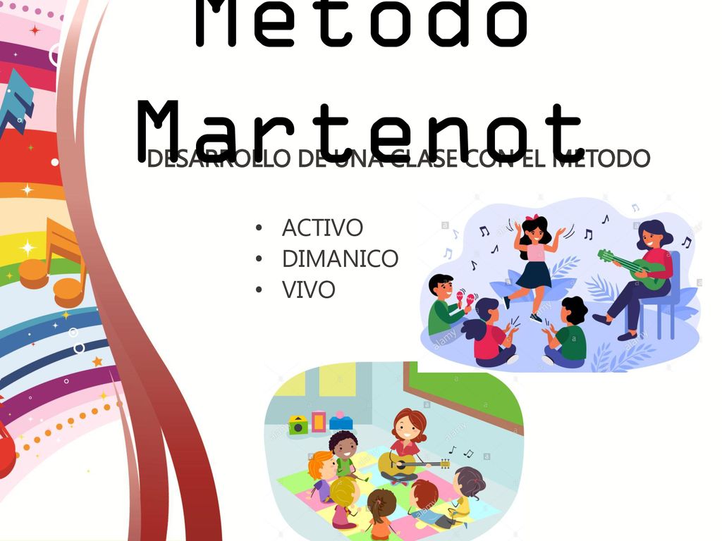 Método Martenot DESARROLLO DE UNA CLASE CON EL METODO ACTIVO DIMANICO