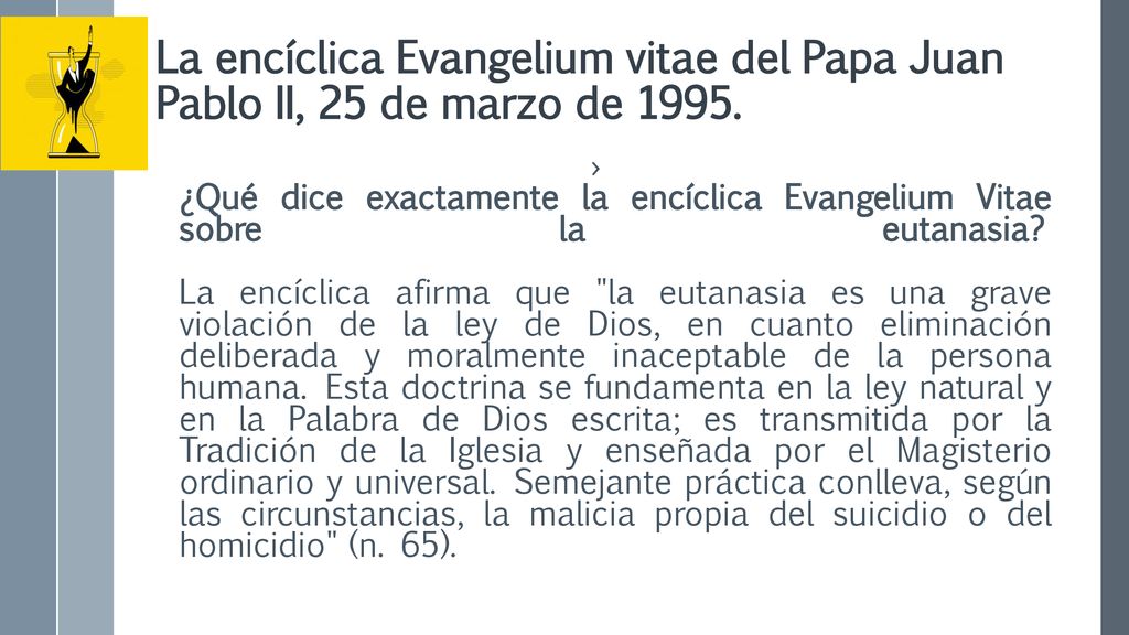 Eutanasia El Aporte de la iglesia Católica Pastoral de la vida - ppt  descargar