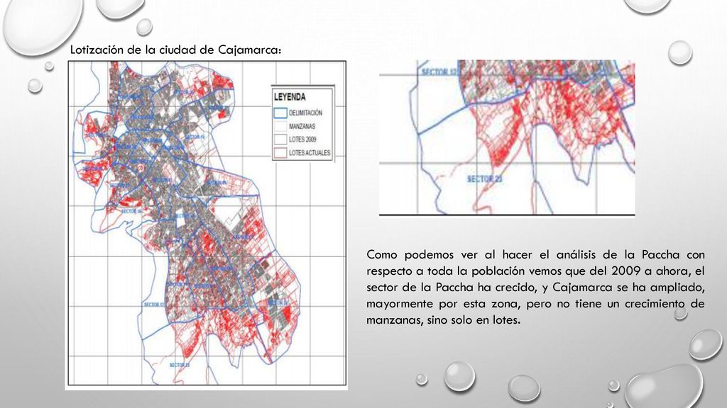 Lotización de la ciudad de Cajamarca: