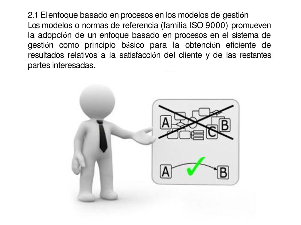 2.1 El enfoque basado en procesos en los modelos de gestión