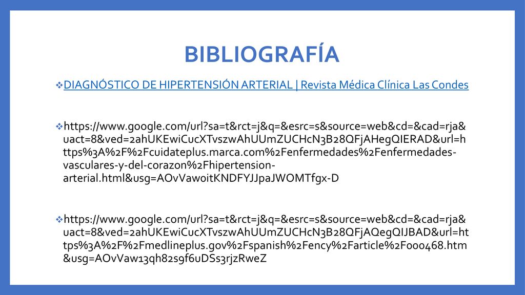BIBLIOGRAFÍA DIAGNÓSTICO DE HIPERTENSIÓN ARTERIAL | Revista Médica Clínica Las Condes.