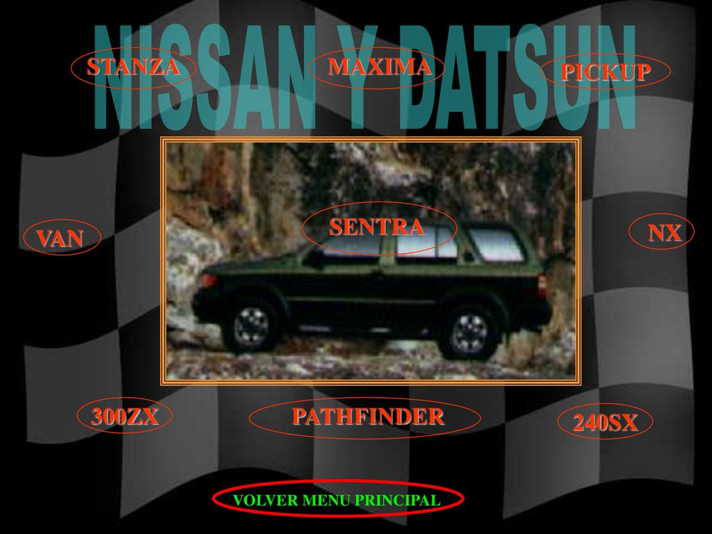 NISSAN Y DATSUN STANZA MAXIMA PICKUP SENTRA NX VAN 300ZX PATHFINDER