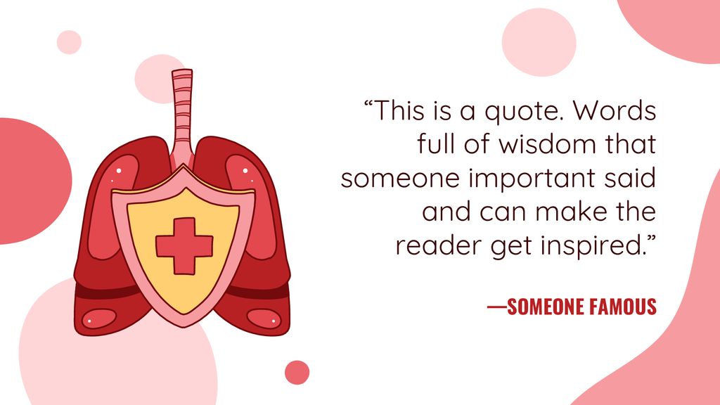 This is a quote. Words full of wisdom that someone important said and can make the reader get inspired.