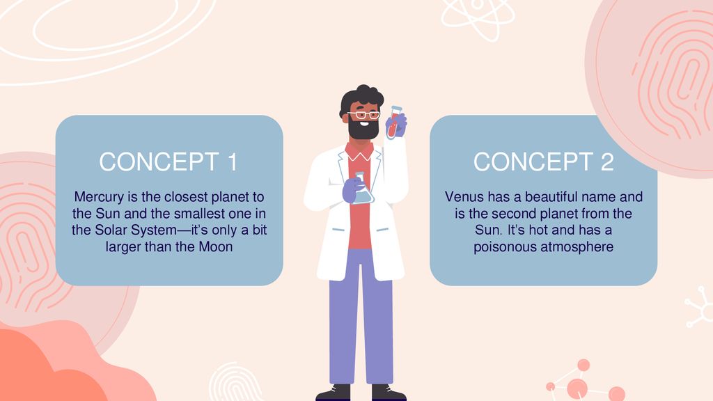 CONCEPT 1 CONCEPT 2. Mercury is the closest planet to the Sun and the smallest one in the Solar System—it’s only a bit larger than the Moon.