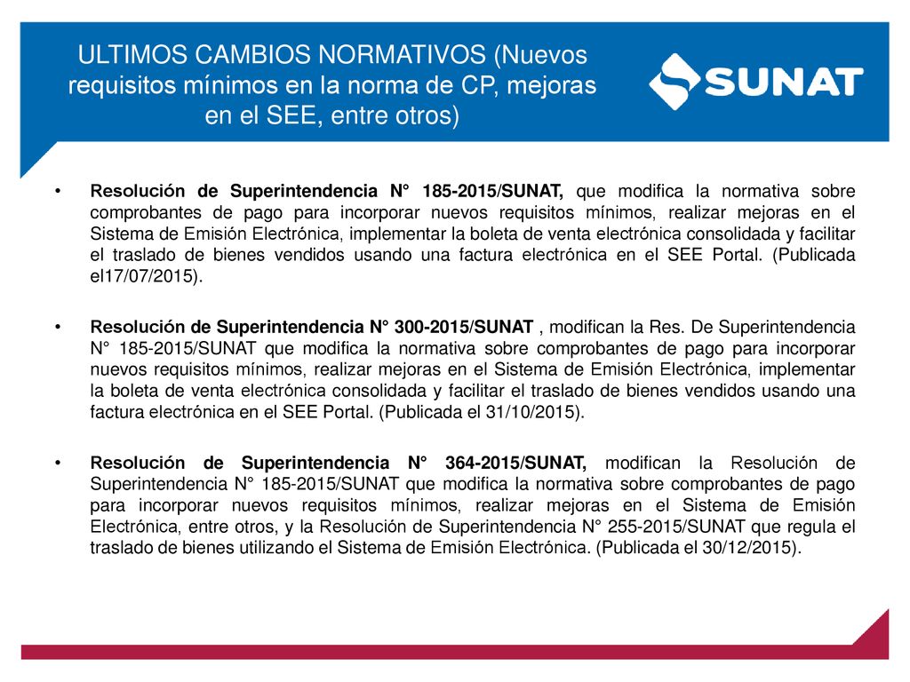 ULTIMOS CAMBIOS NORMATIVOS (Nuevos requisitos mínimos en la norma de CP, mejoras en el SEE, entre otros)
