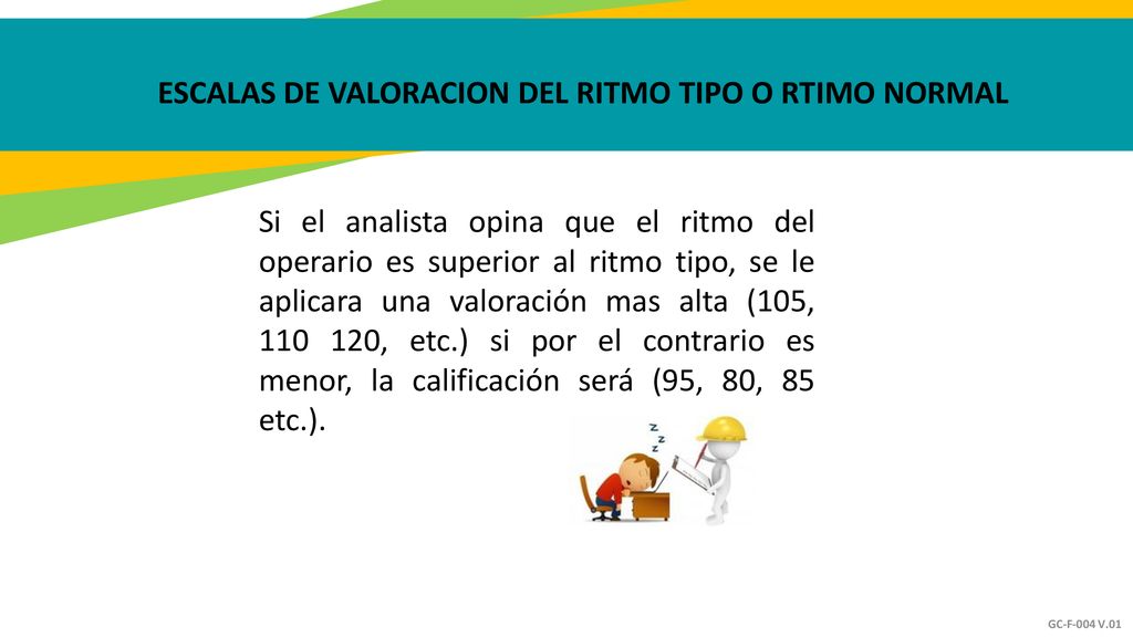ESCALAS DE VALORACION DEL RITMO TIPO O RTIMO NORMAL